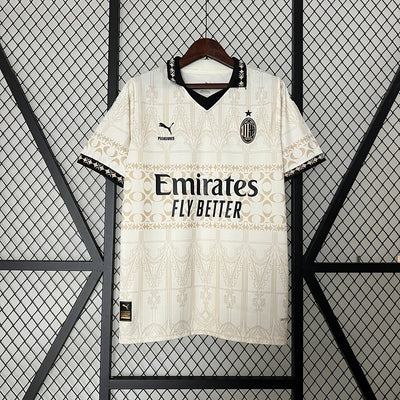 AC Milan x Pleasures maillot foot Blanc 2024 2025 Fourth