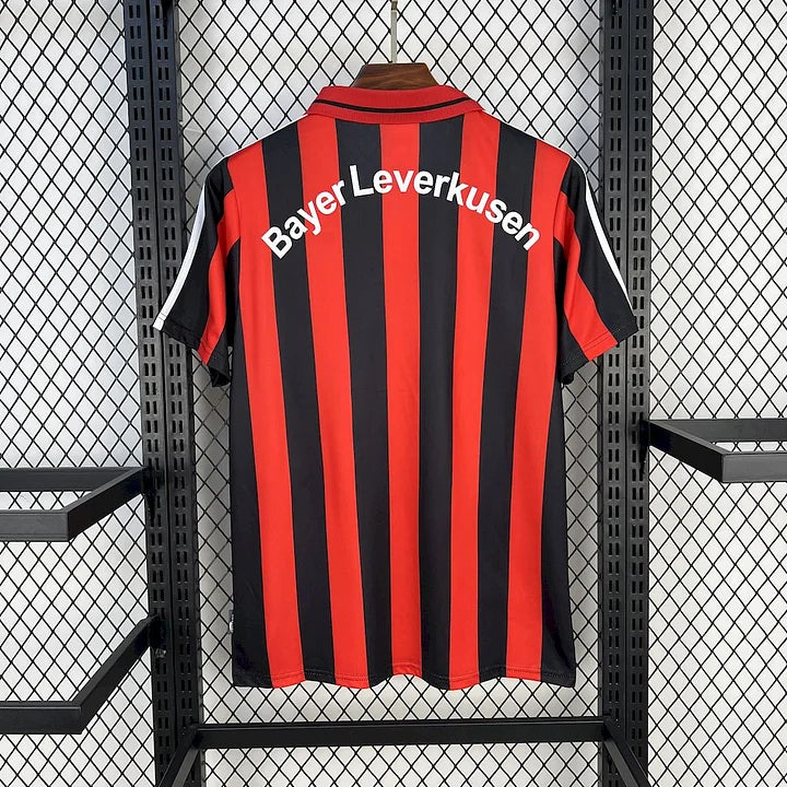 Bayer Leverkusen maillot foot 2000 2001 retro