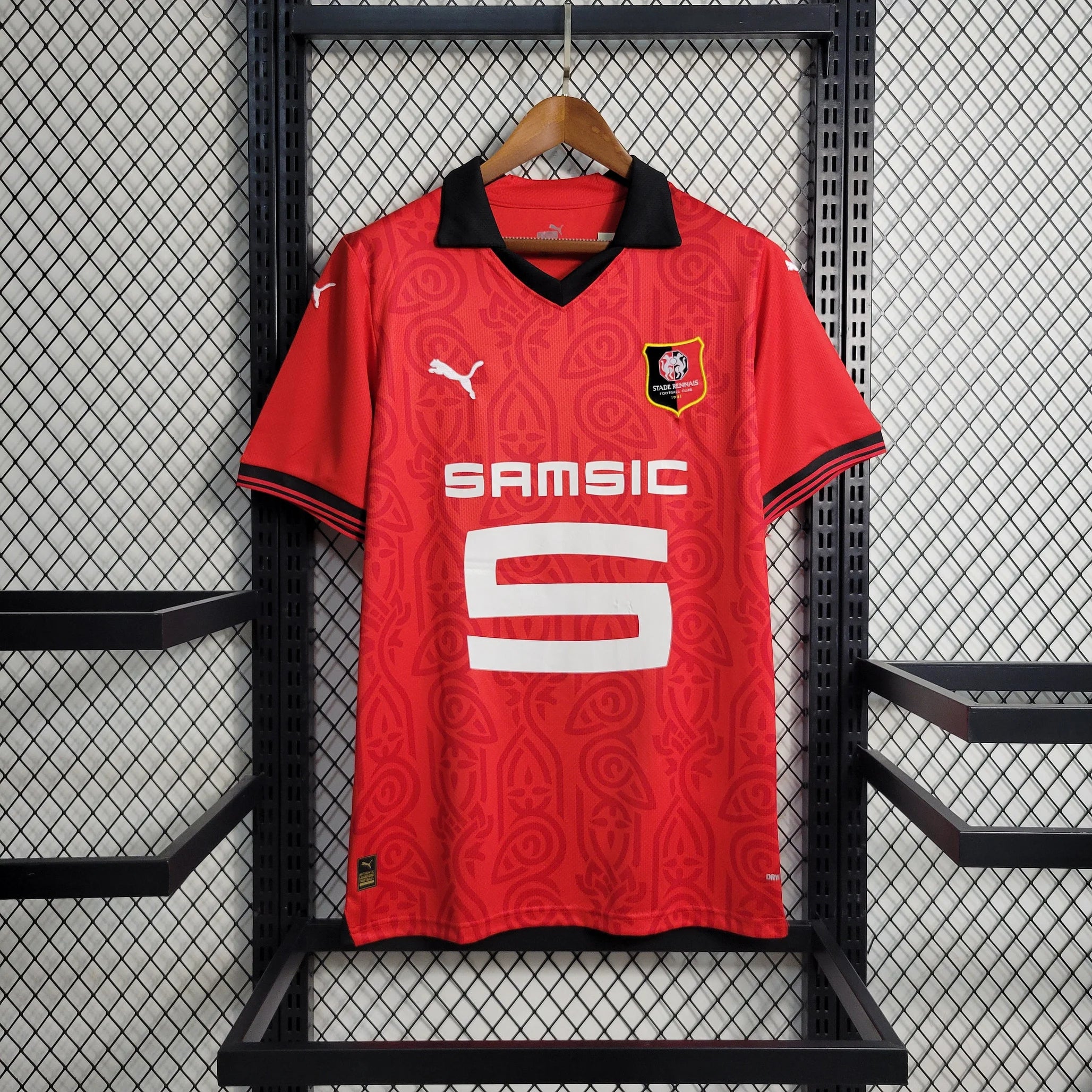 Rennes 2023 2024 Home Jersey Stade Rennais