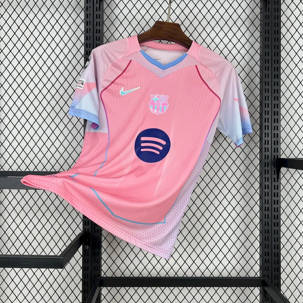 FC Barcelone maillot foot rose 2025 2026