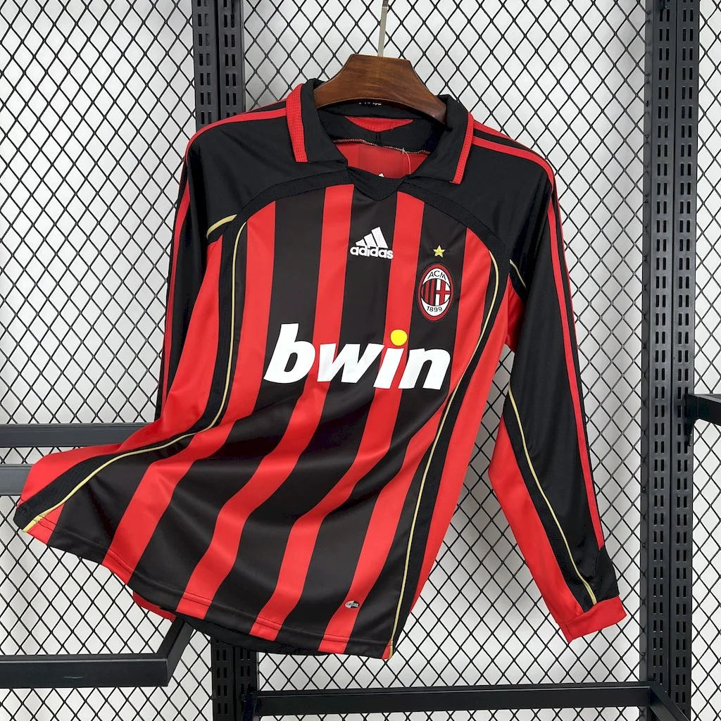AC Milan maillot foot Retro 2006 2007 Manches Longues