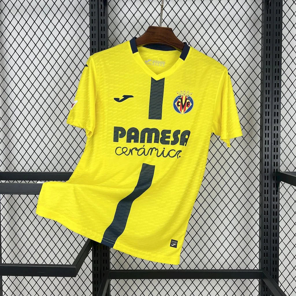 Villarreal 2025 2026 home football jersey