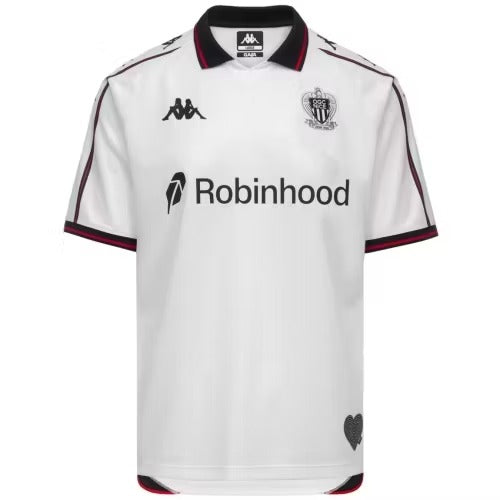 OGC Nice maillot foot extérieur 2026 2027 blanc