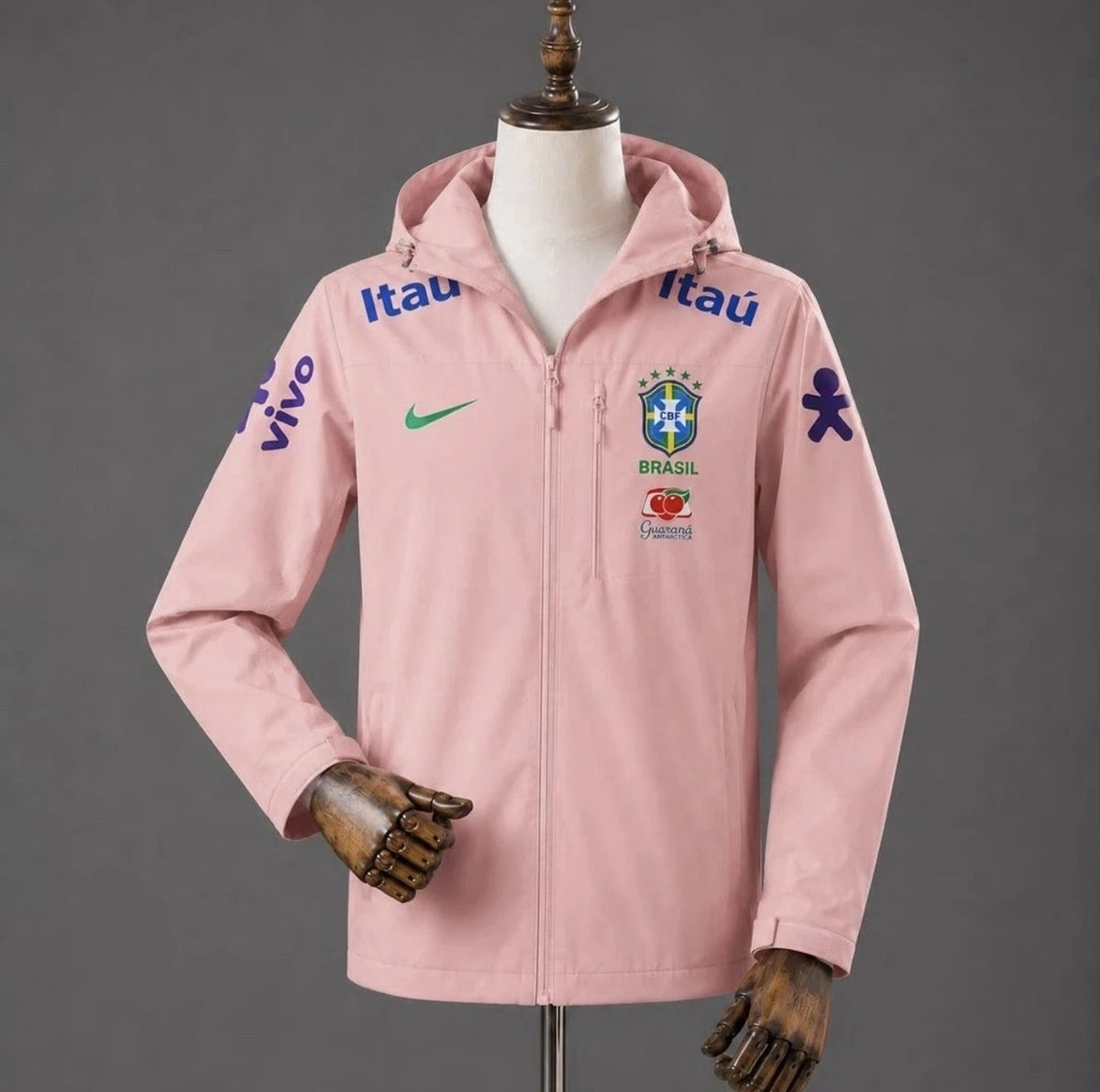 Veste Brésil Coupe-Vent rose 2024 2025